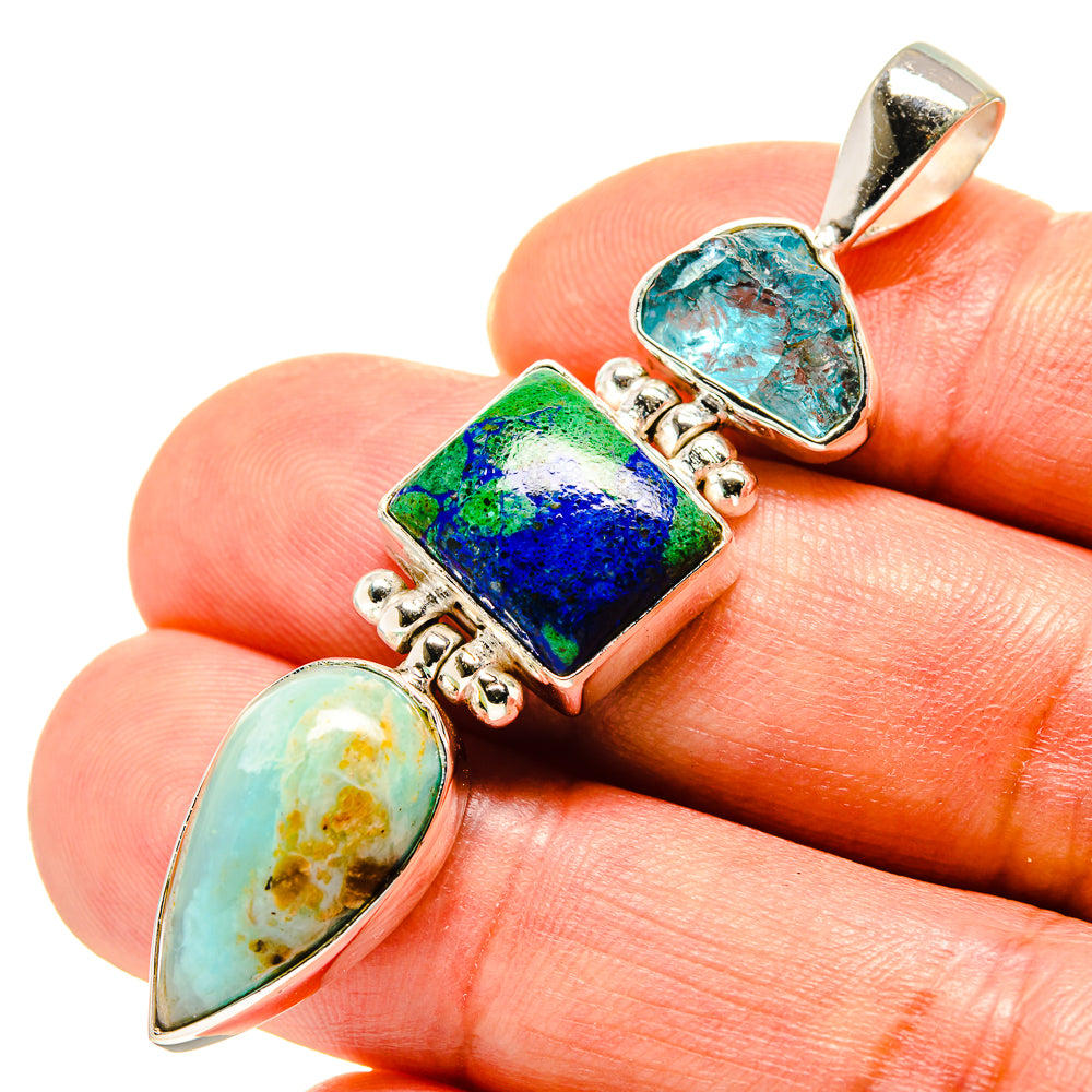 Peruvian Opal Pendants handcrafted by Anasilvercos - PD758300
