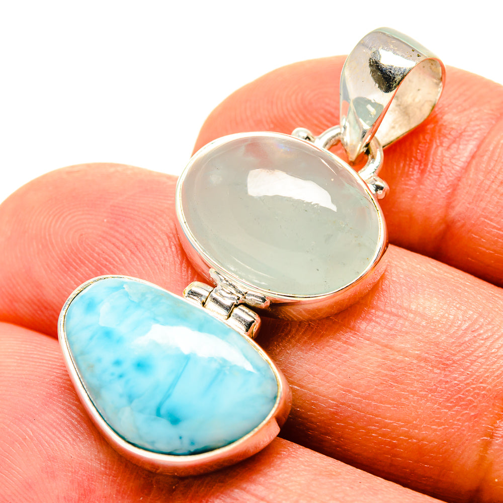 Larimar Pendants handcrafted by Anasilvercos - PD758316