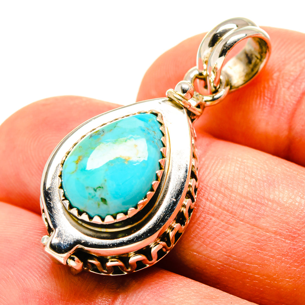 Chrysocolla Pendants handcrafted by Anasilvercos - PD758317