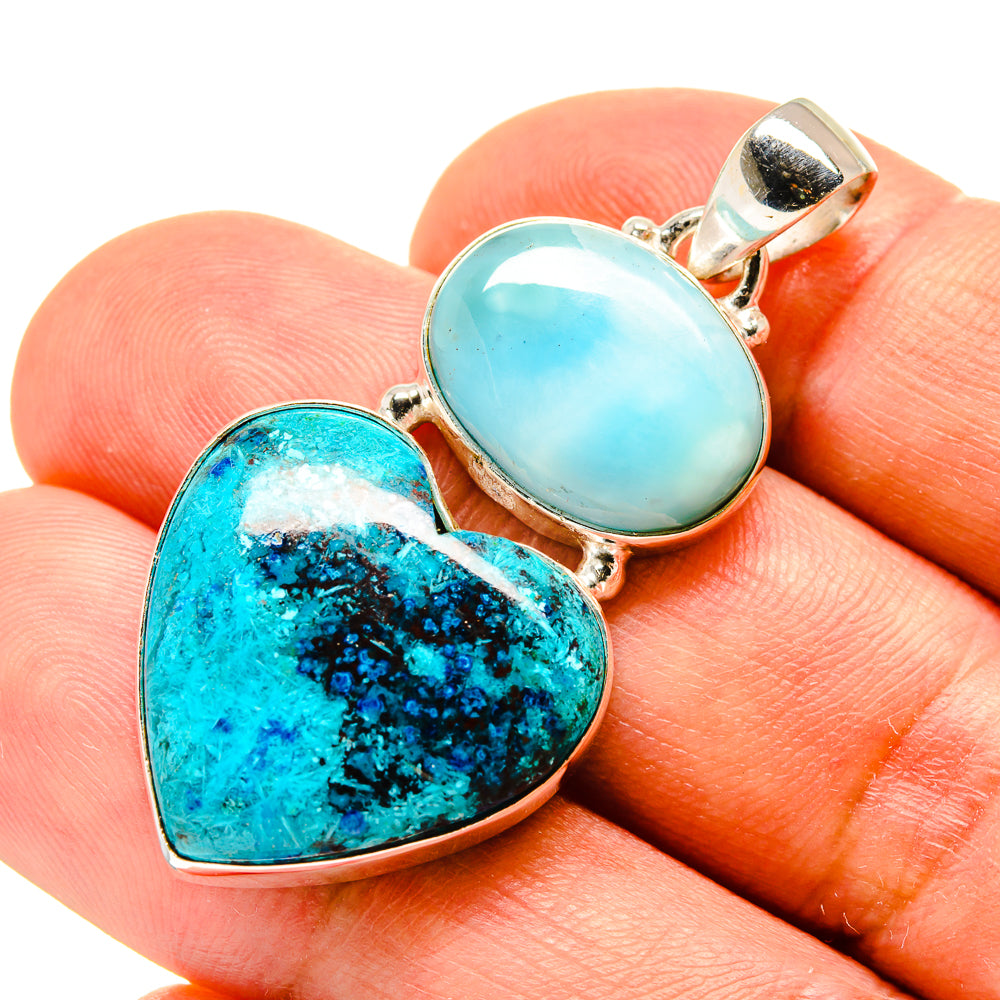 Shattuckite Pendants handcrafted by Anasilvercos - PD758333