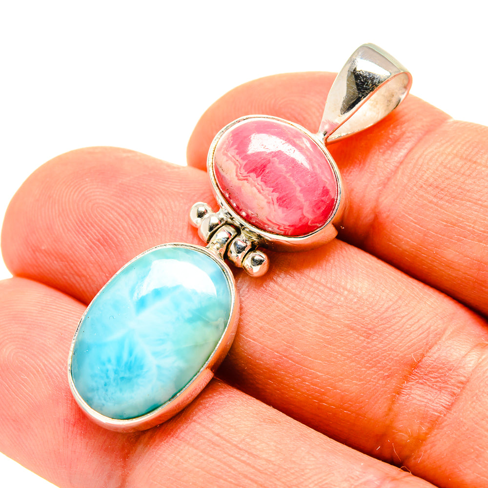 Larimar Pendants handcrafted by Anasilvercos - PD758334
