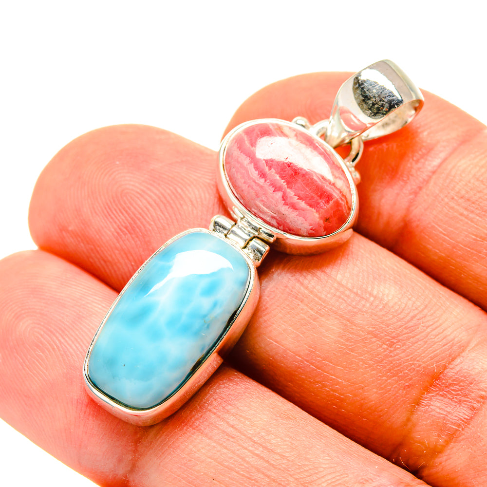 Larimar Pendants handcrafted by Anasilvercos - PD758335