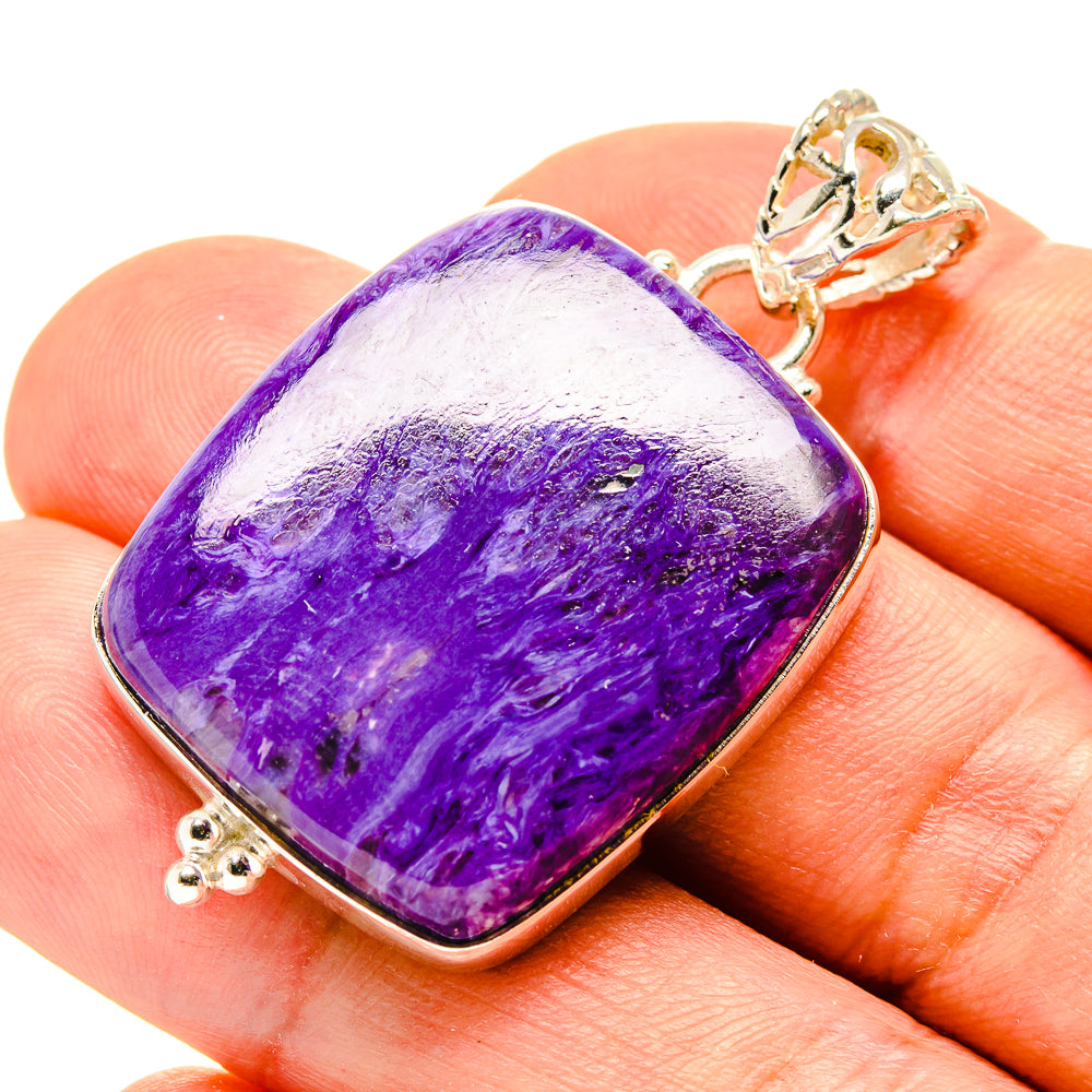 Charoite Pendants handcrafted by Anasilvercos - PD758336