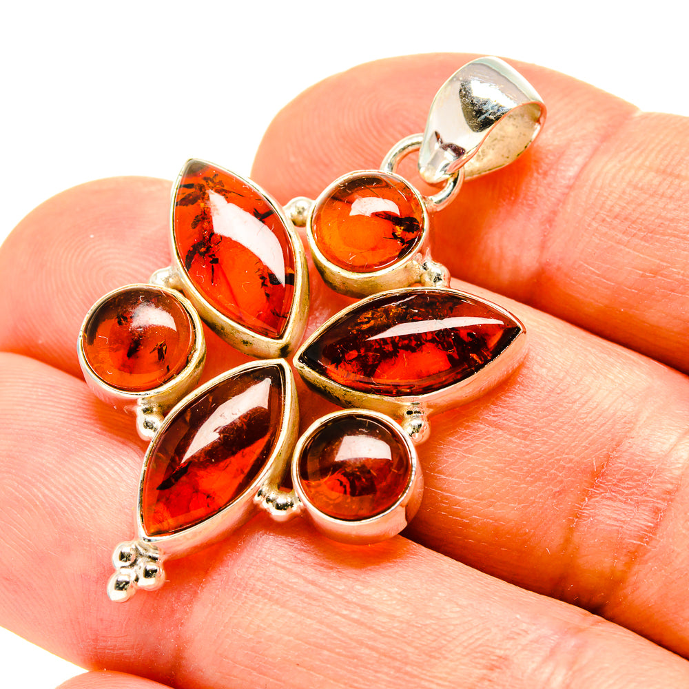 Baltic Amber Pendants handcrafted by Anasilvercos - PD758352
