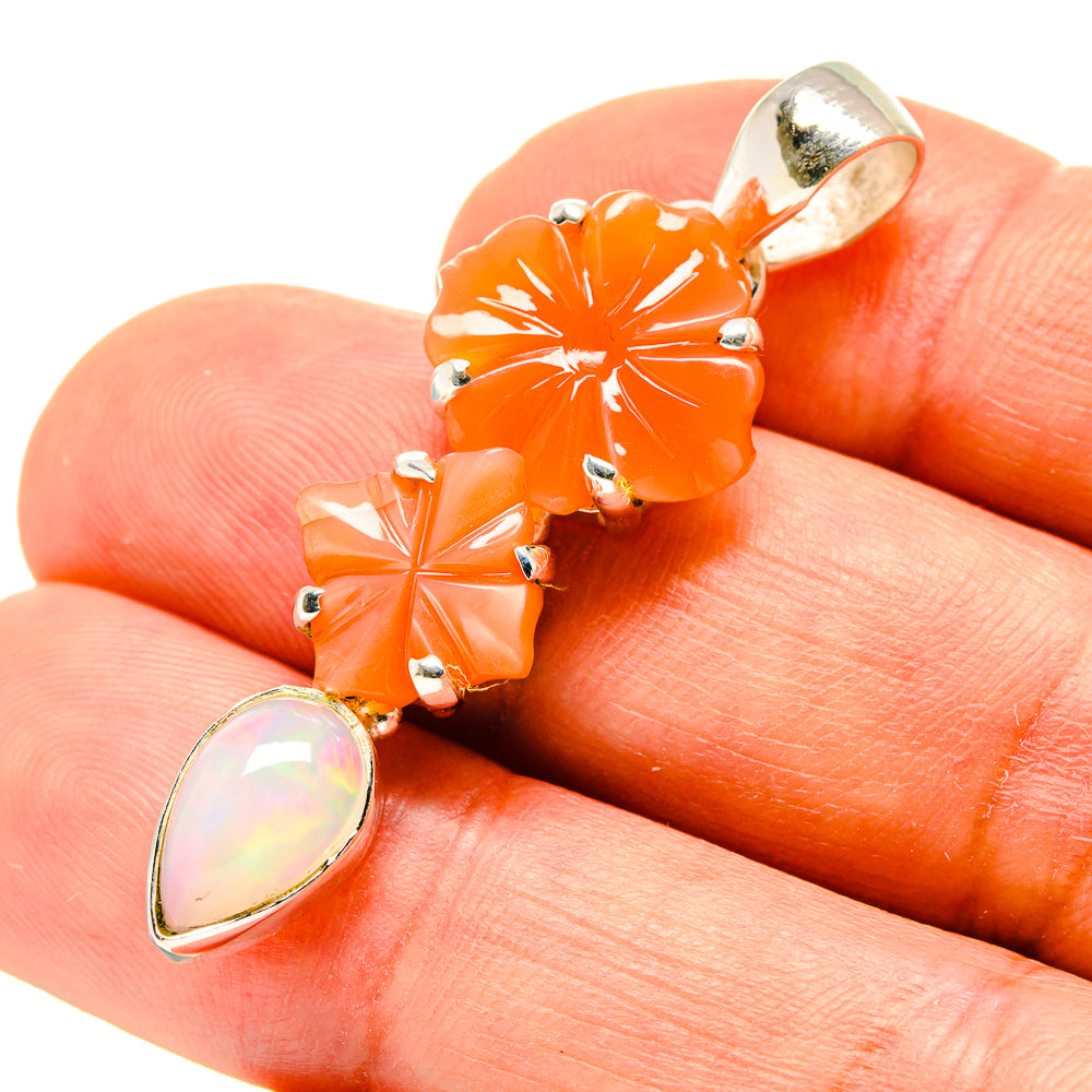Carnelian Pendants handcrafted by Anasilvercos - PD758355