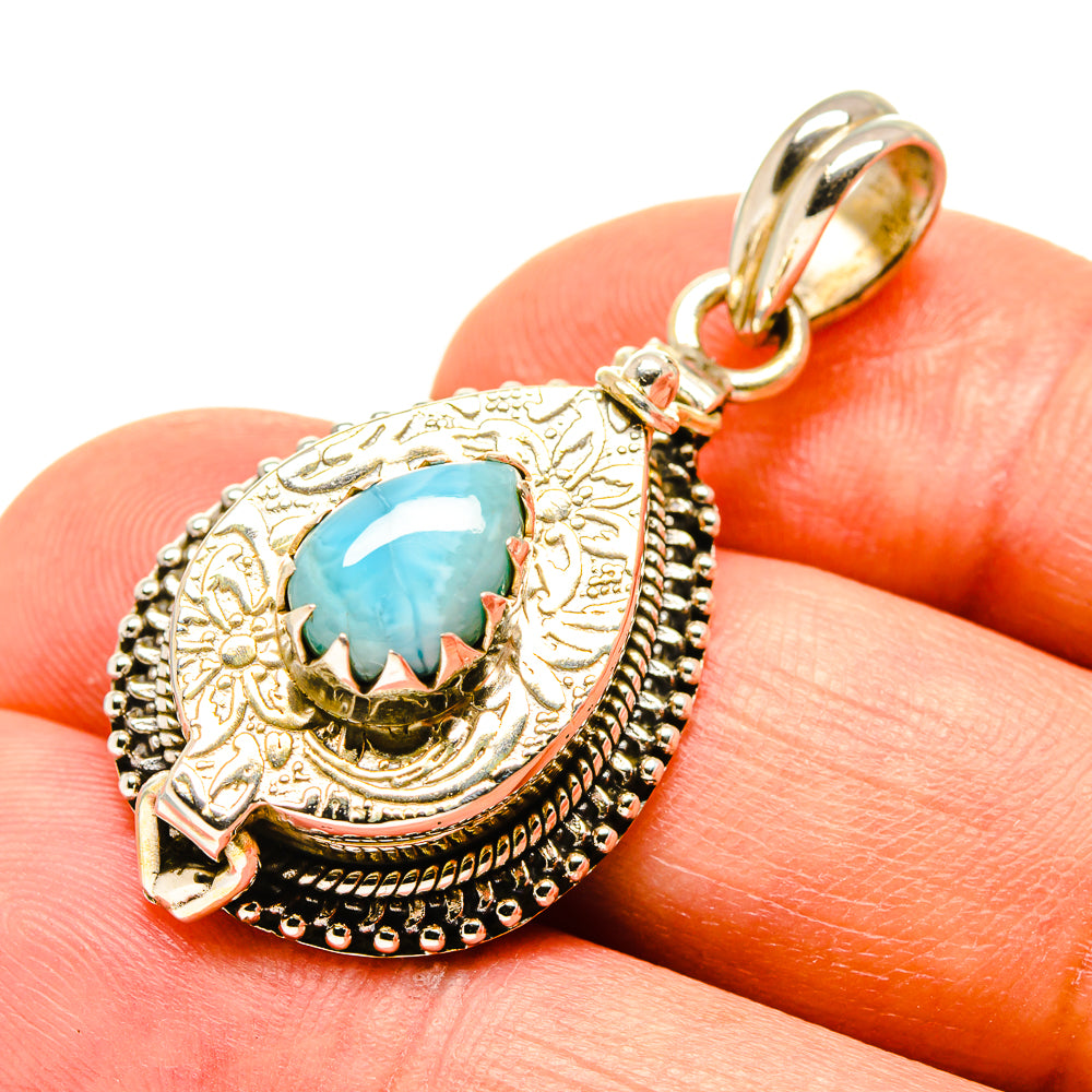 Larimar Pendants handcrafted by Anasilvercos - PD758408