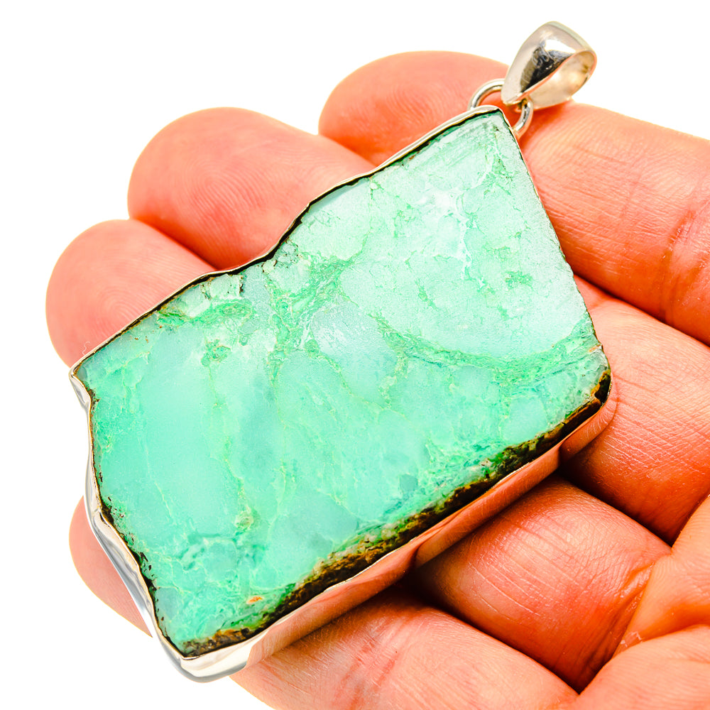 Chrysoprase Pendants handcrafted by Anasilvercos - PD758409
