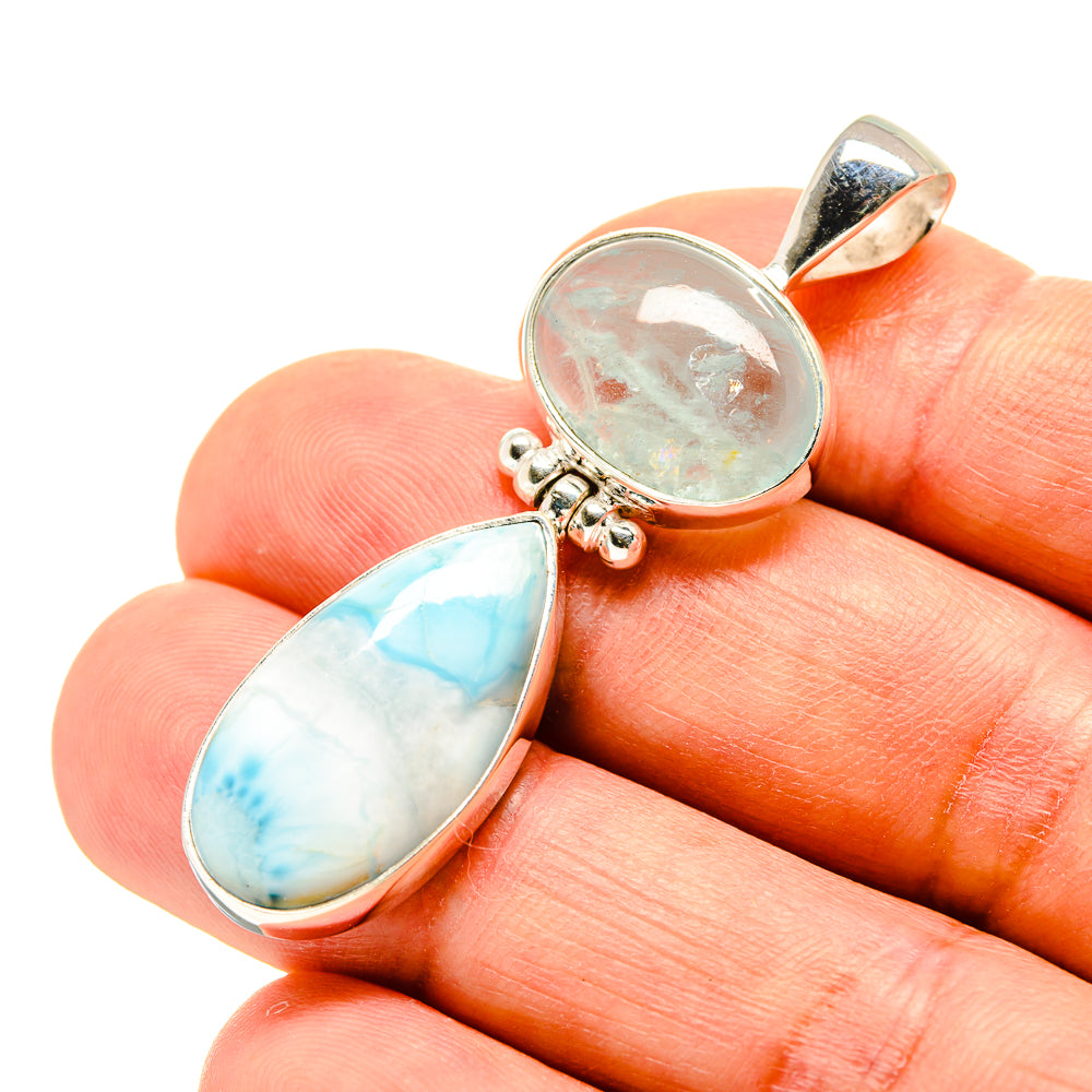 Peruvian Opal Pendants handcrafted by Anasilvercos - PD758429