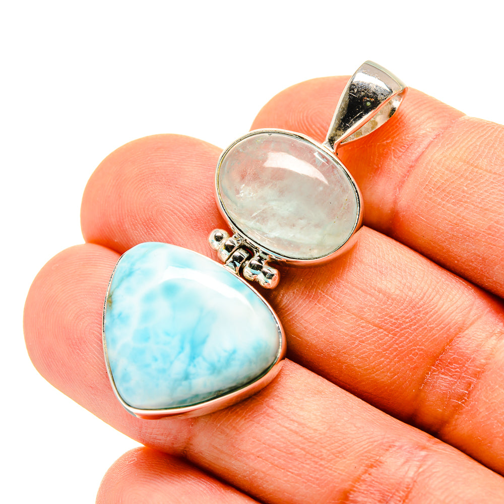 Larimar Pendants handcrafted by Anasilvercos - PD758434