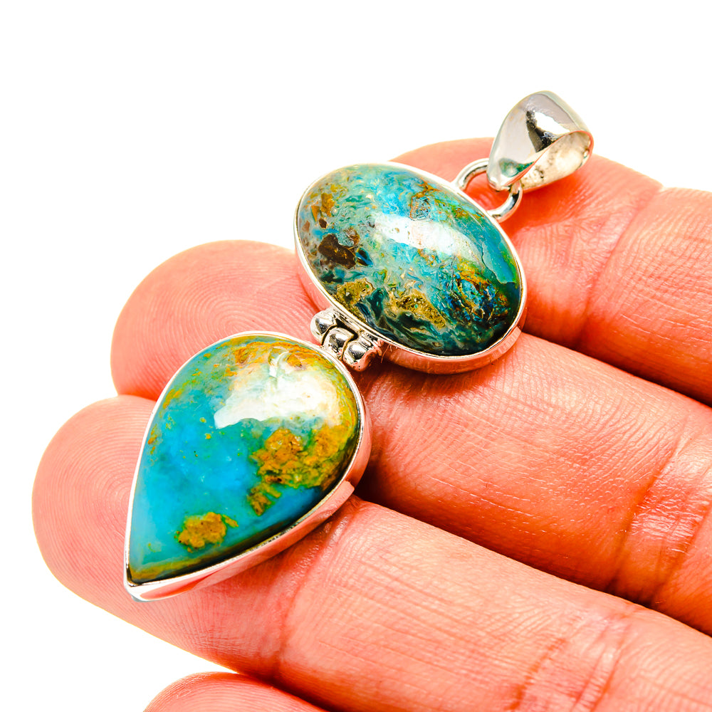 Peruvian Opal Pendants handcrafted by Anasilvercos - PD758450