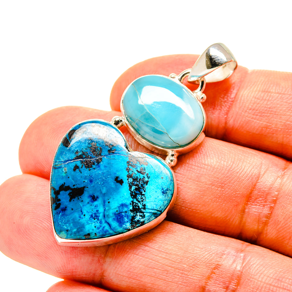 Shattuckite Pendants handcrafted by Anasilvercos - PD758452