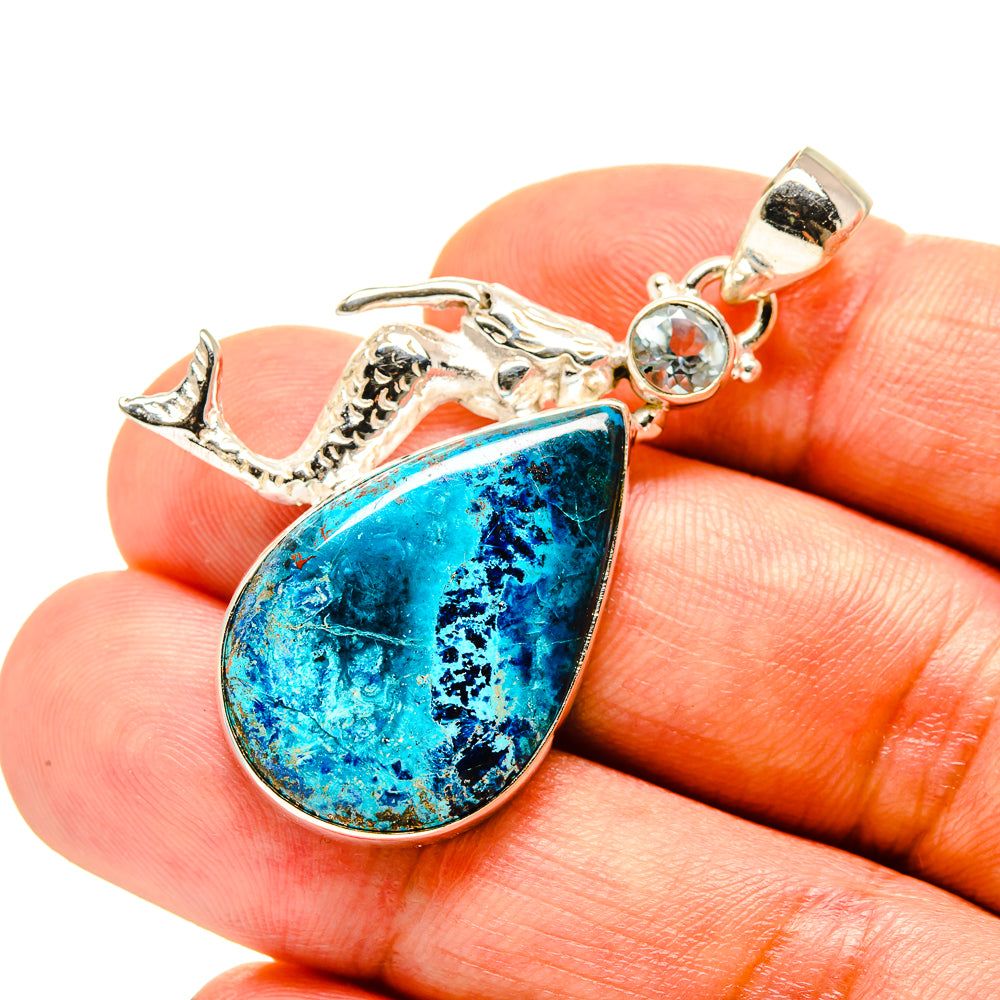 Shattuckite Pendants handcrafted by Anasilvercos - PD758477