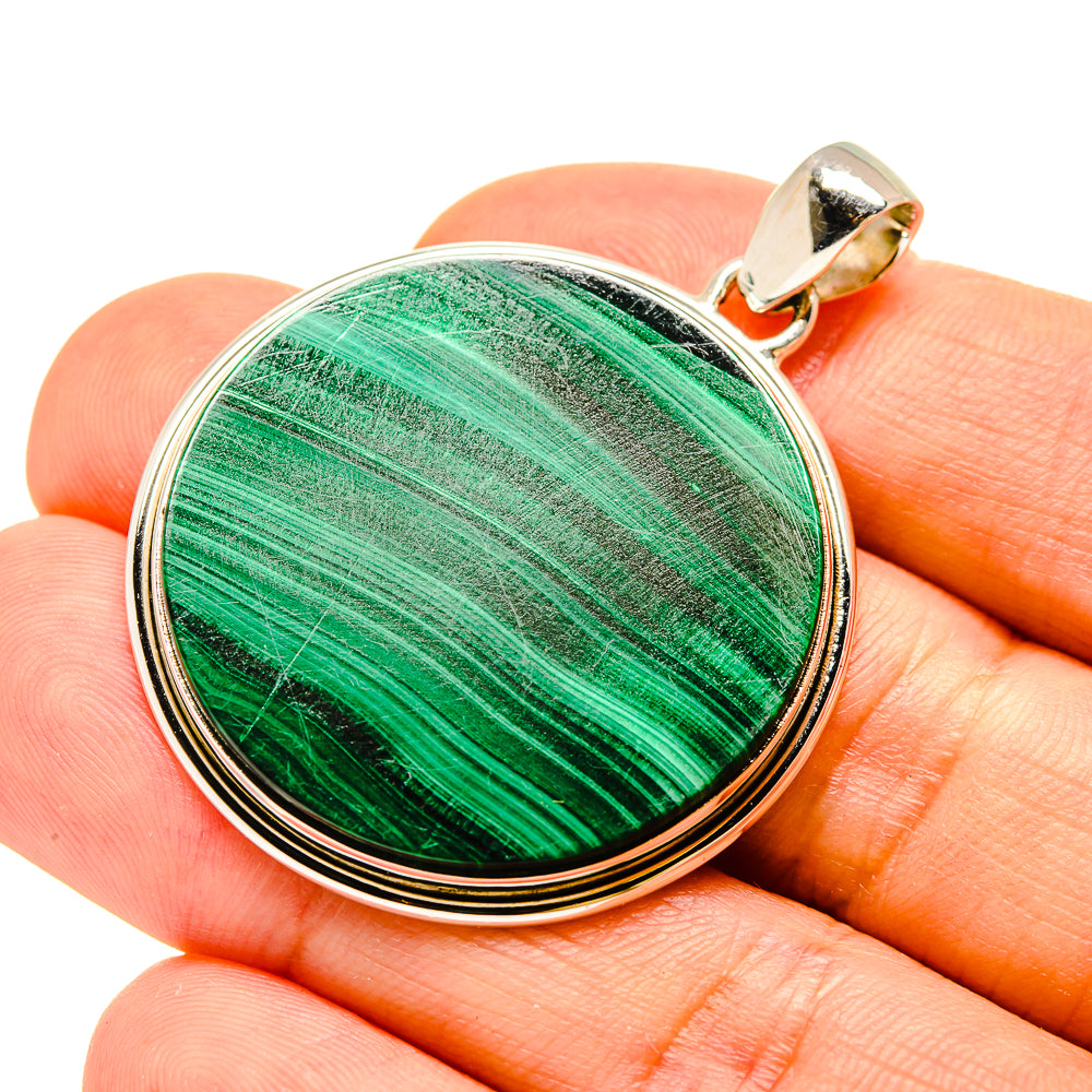 Malachite Pendants handcrafted by Anasilvercos - PD758480