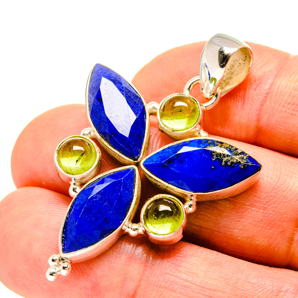 Lapis Lazuli Pendants handcrafted by Anasilvercos - PD758497