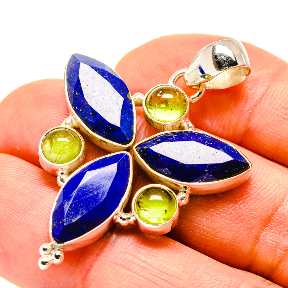 Lapis Lazuli Pendants handcrafted by Anasilvercos - PD758498
