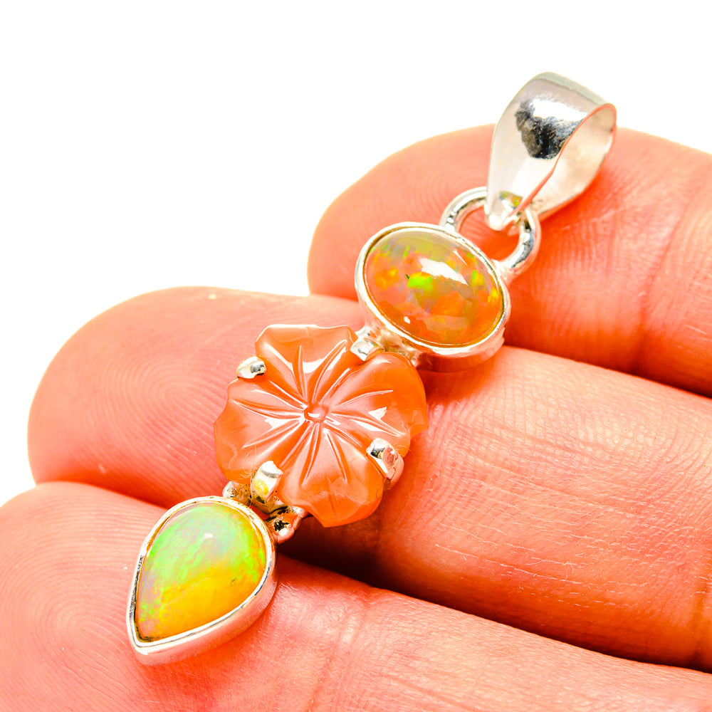 Carnelian Pendants handcrafted by Anasilvercos - PD758500