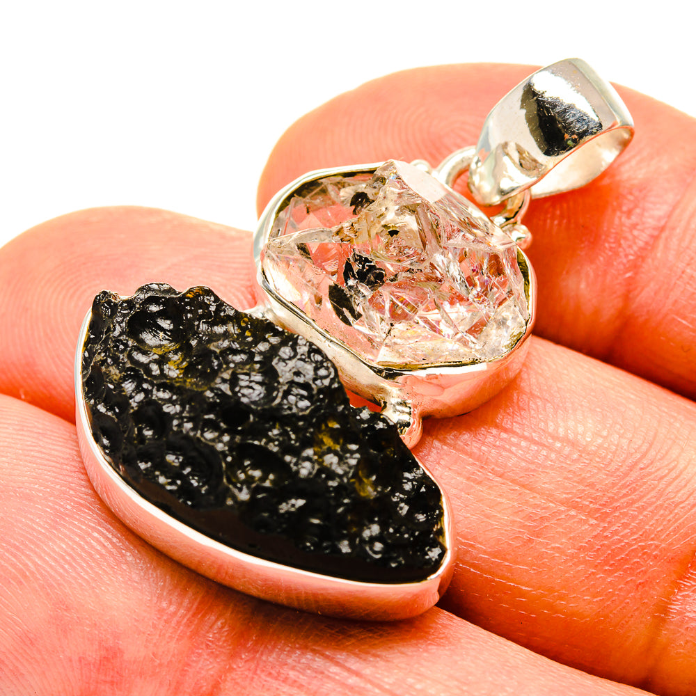 Tektite Pendants handcrafted by Anasilvercos - PD758511