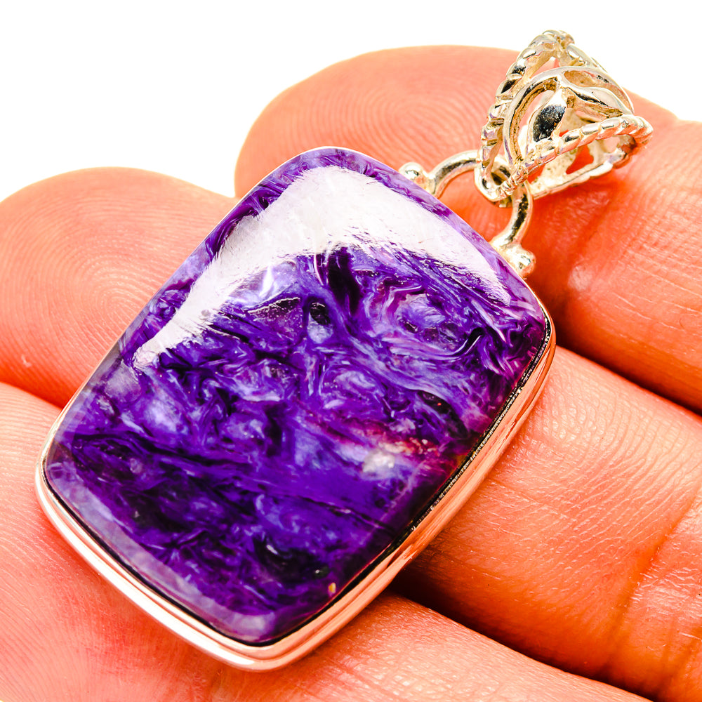 Charoite Pendants handcrafted by Anasilvercos - PD758550