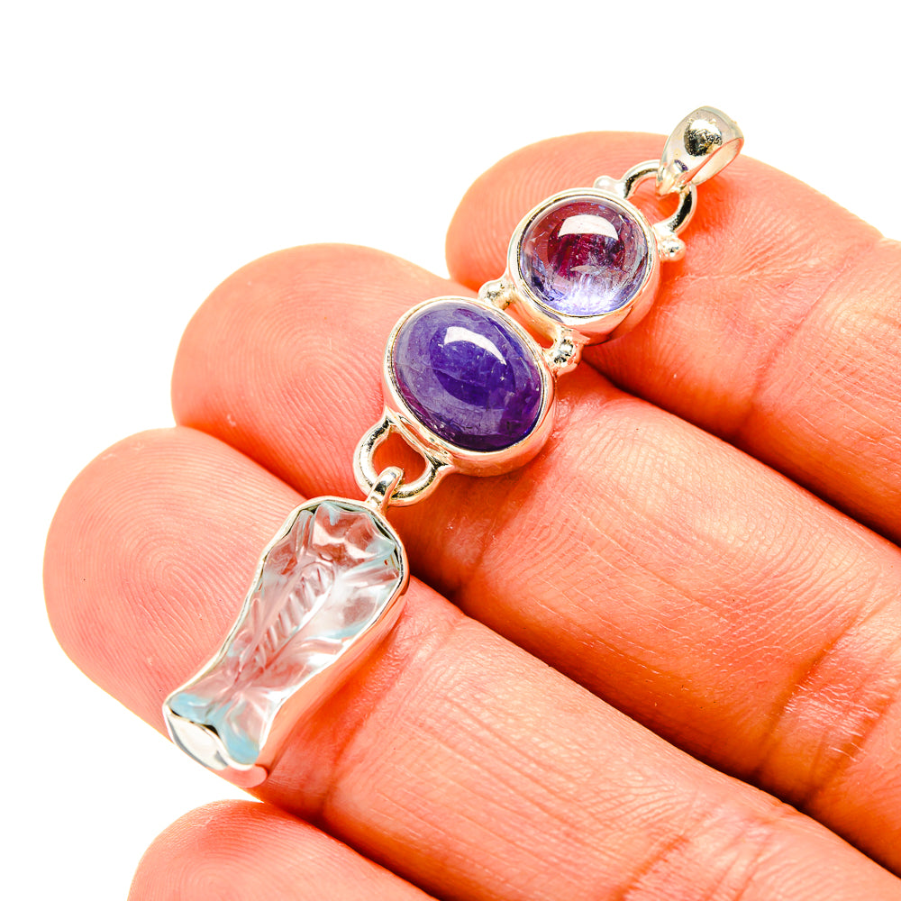 Aquamarine Pendants handcrafted by Anasilvercos - PD758576