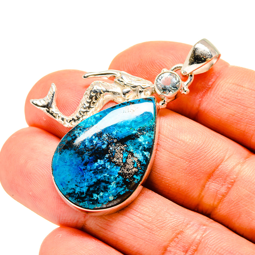 Shattuckite Pendants handcrafted by Anasilvercos - PD758589