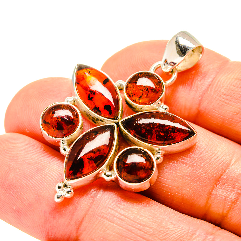 Baltic Amber Pendants handcrafted by Anasilvercos - PD758599
