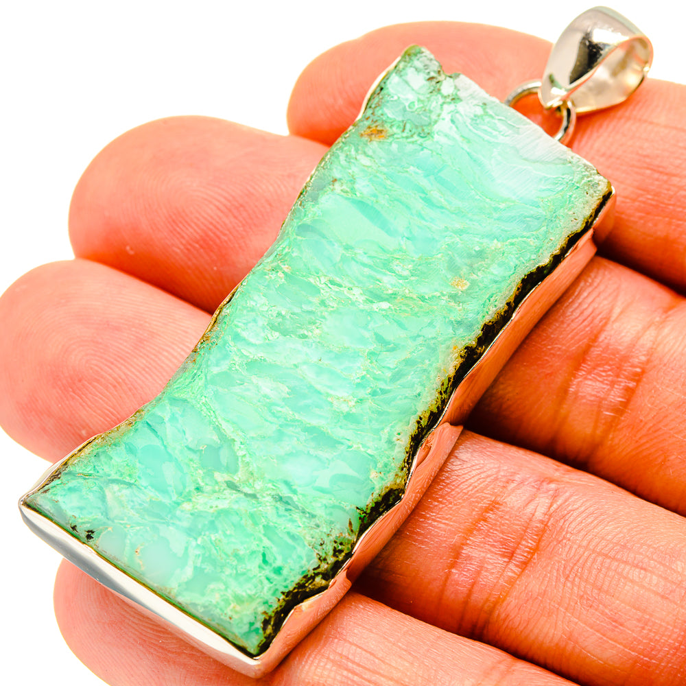 Green Fuchsite Pendants handcrafted by Anasilvercos - PD758607