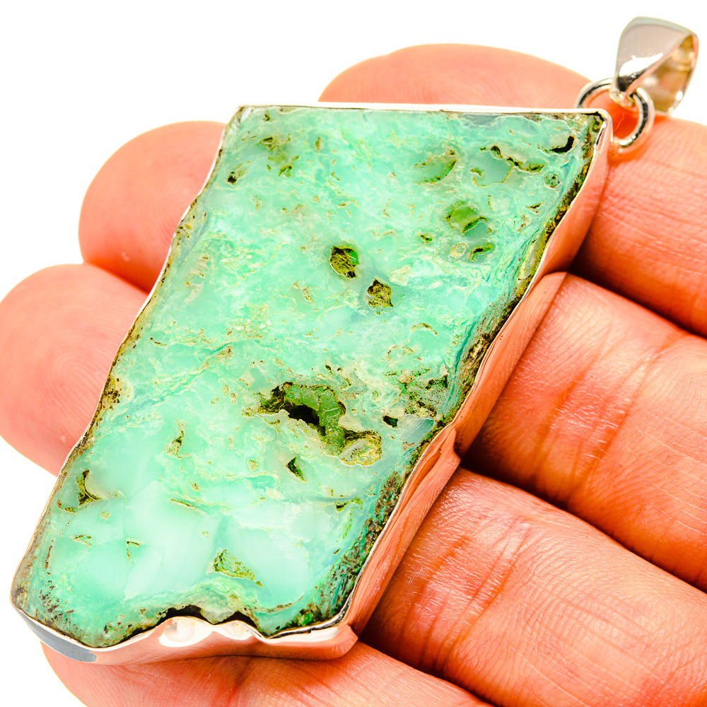Green Fuchsite Pendants handcrafted by Anasilvercos - PD758608