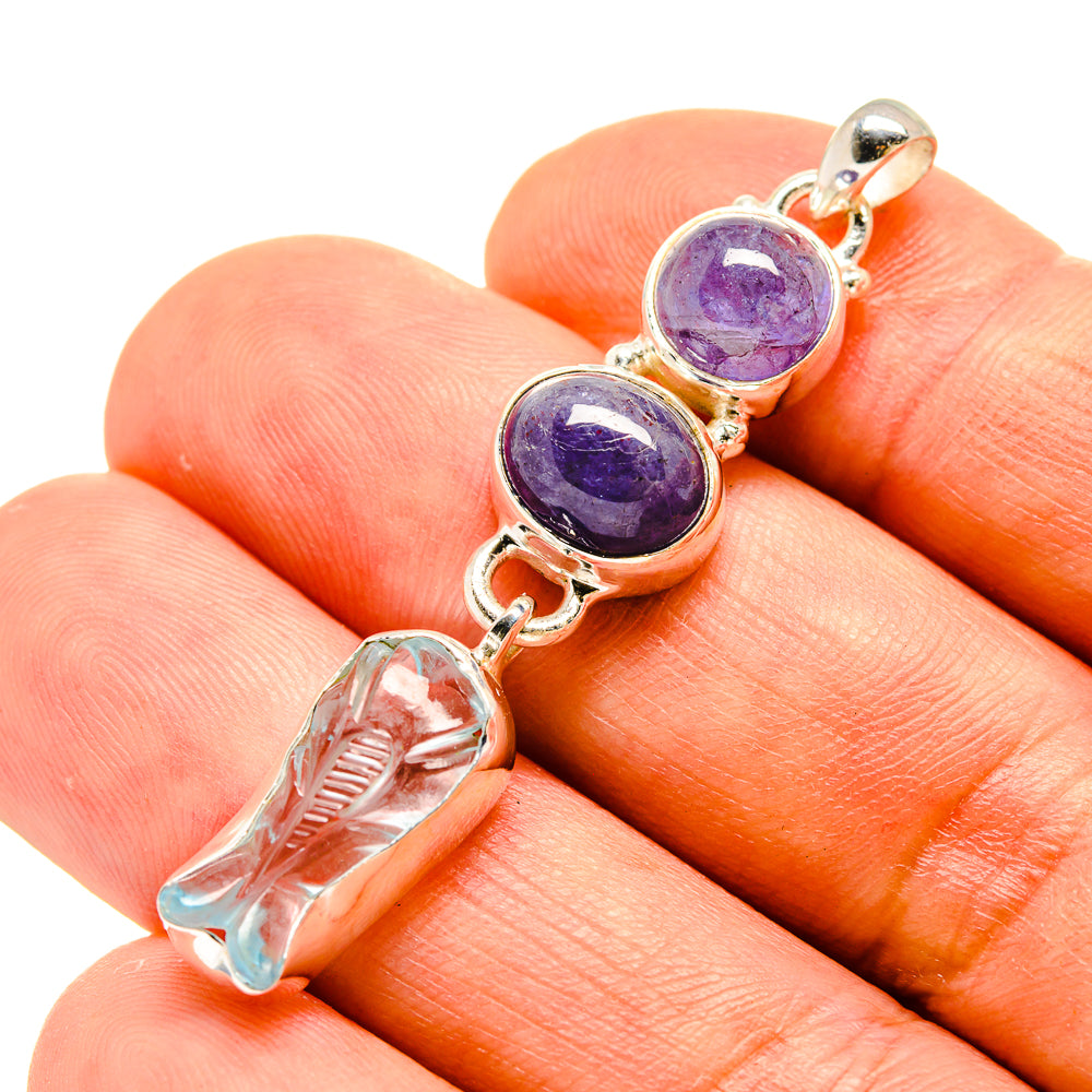 Aquamarine Pendants handcrafted by Anasilvercos - PD758615