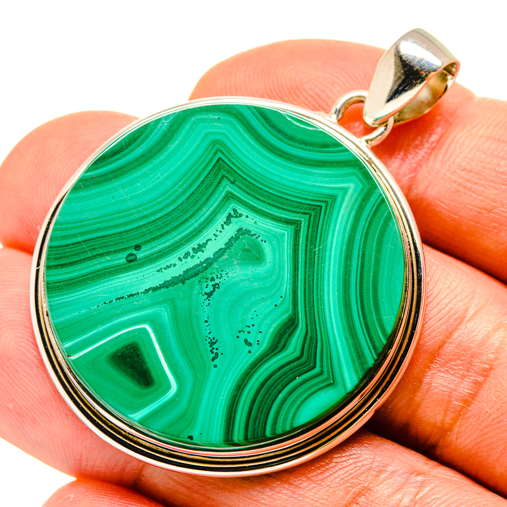 Malachite Pendants handcrafted by Anasilvercos - PD758629