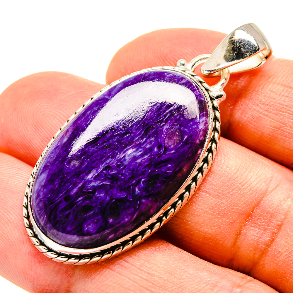 Charoite Pendants handcrafted by Anasilvercos - PD758635