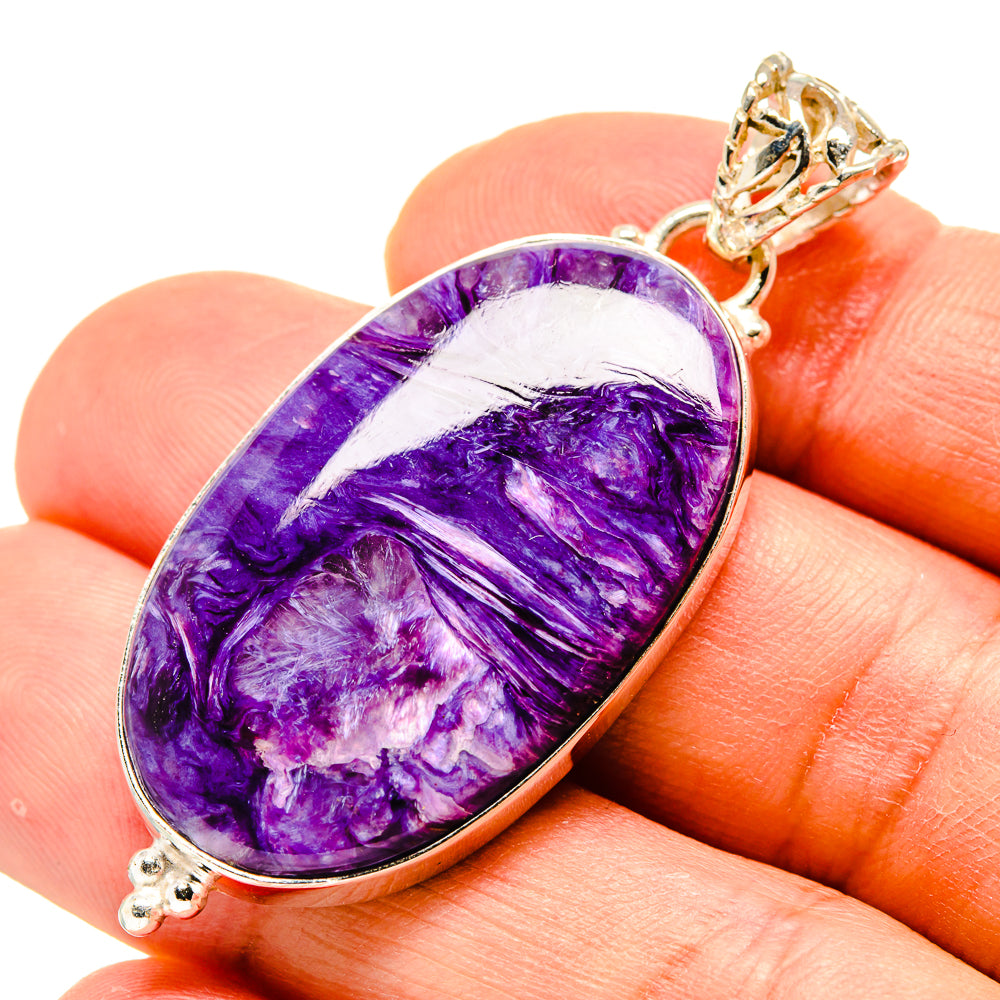 Charoite Pendants handcrafted by Anasilvercos - PD758636