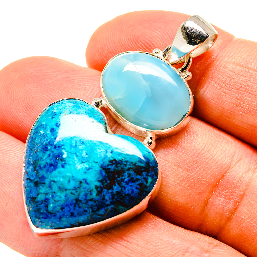 Shattuckite Pendants handcrafted by Anasilvercos - PD758637