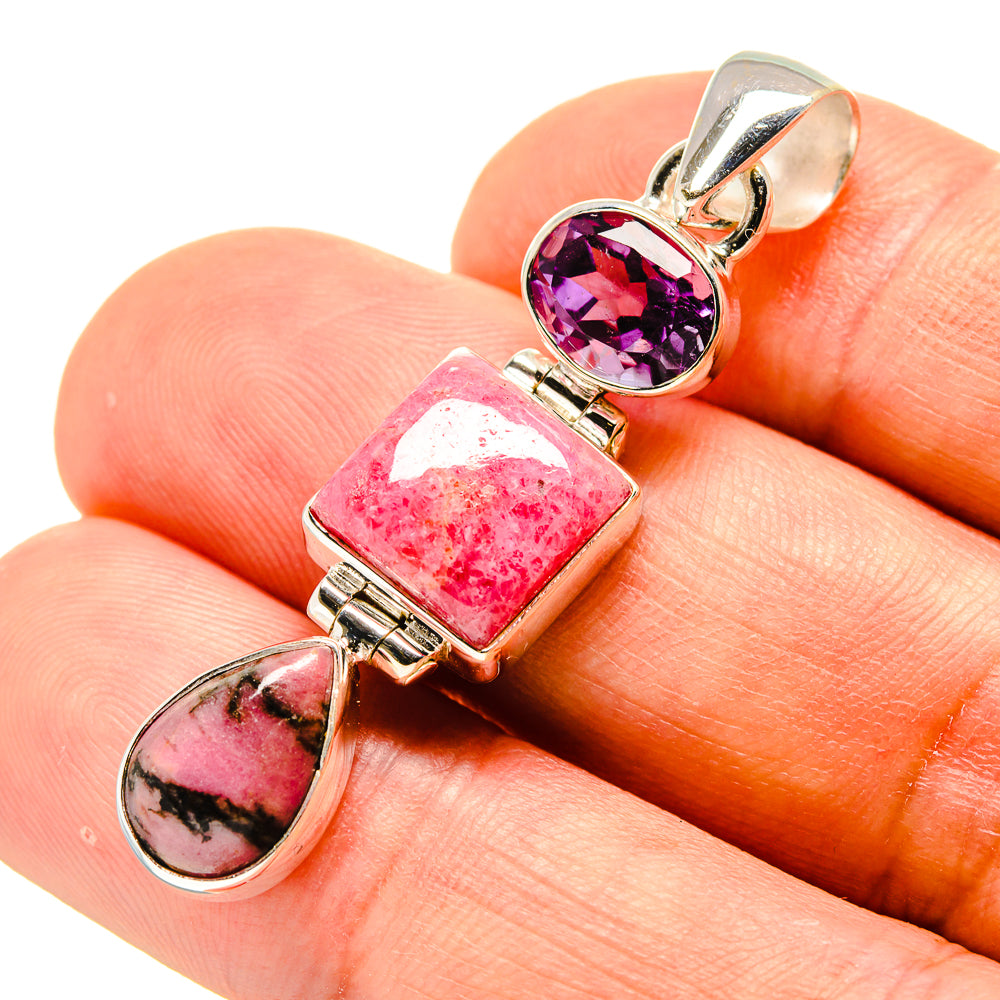 Thulite Pendants handcrafted by Anasilvercos - PD758648