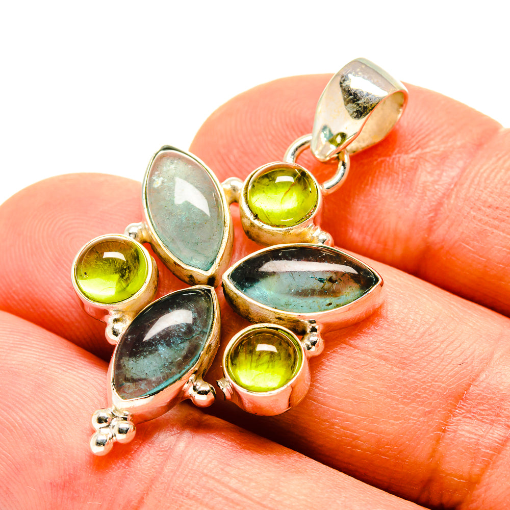 Aquamarine Pendants handcrafted by Anasilvercos - PD758652