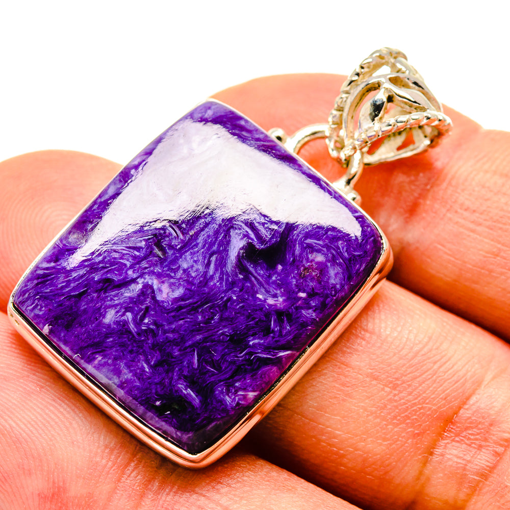Charoite Pendants handcrafted by Anasilvercos - PD758669