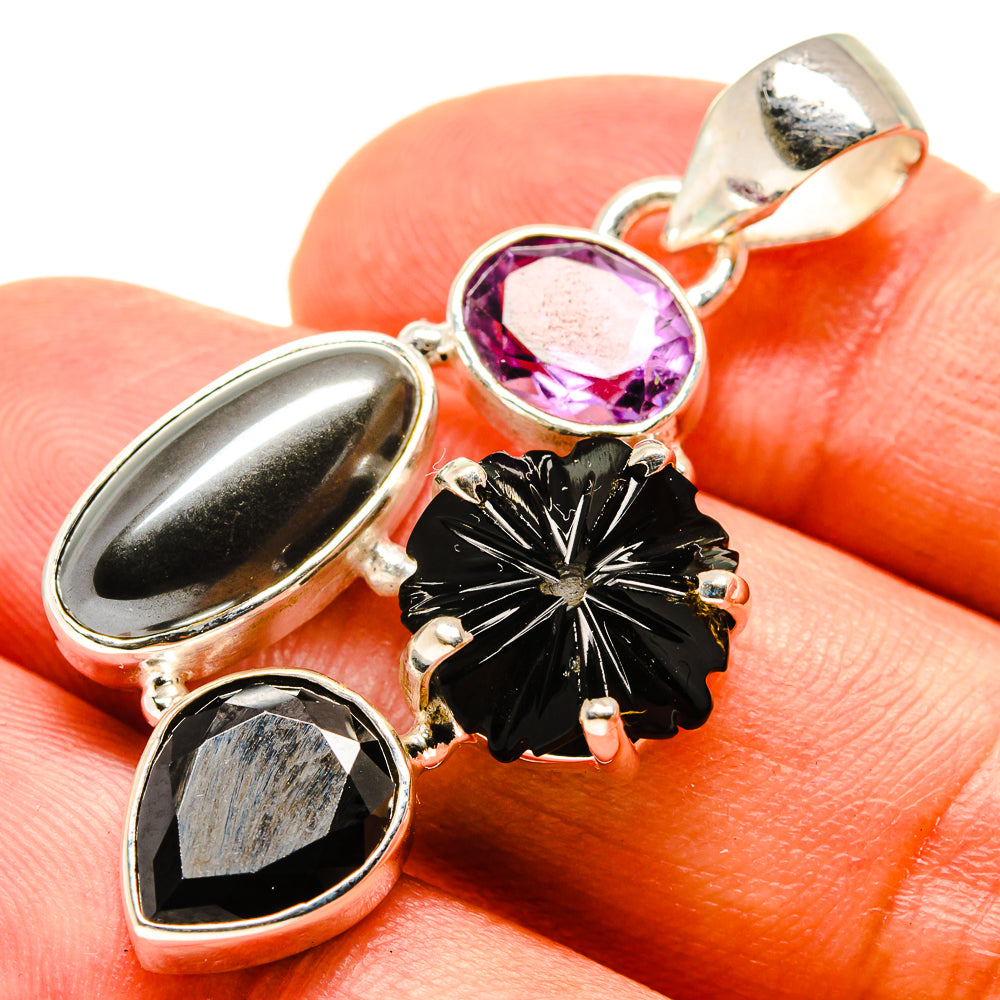 Hematite Pendants handcrafted by Anasilvercos - PD758676