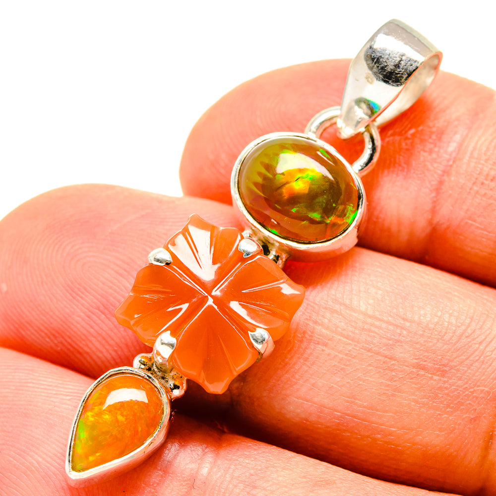 Carnelian Pendants handcrafted by Anasilvercos - PD758682