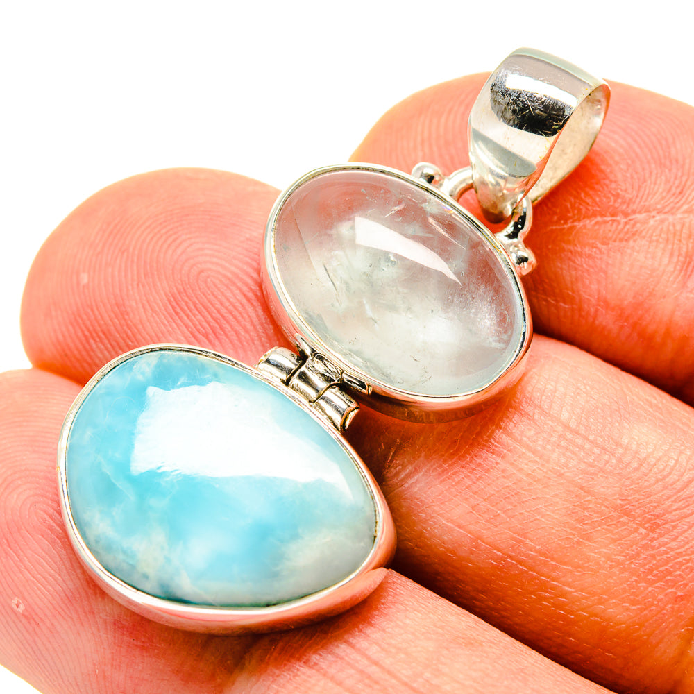 Larimar Pendants handcrafted by Anasilvercos - PD758690