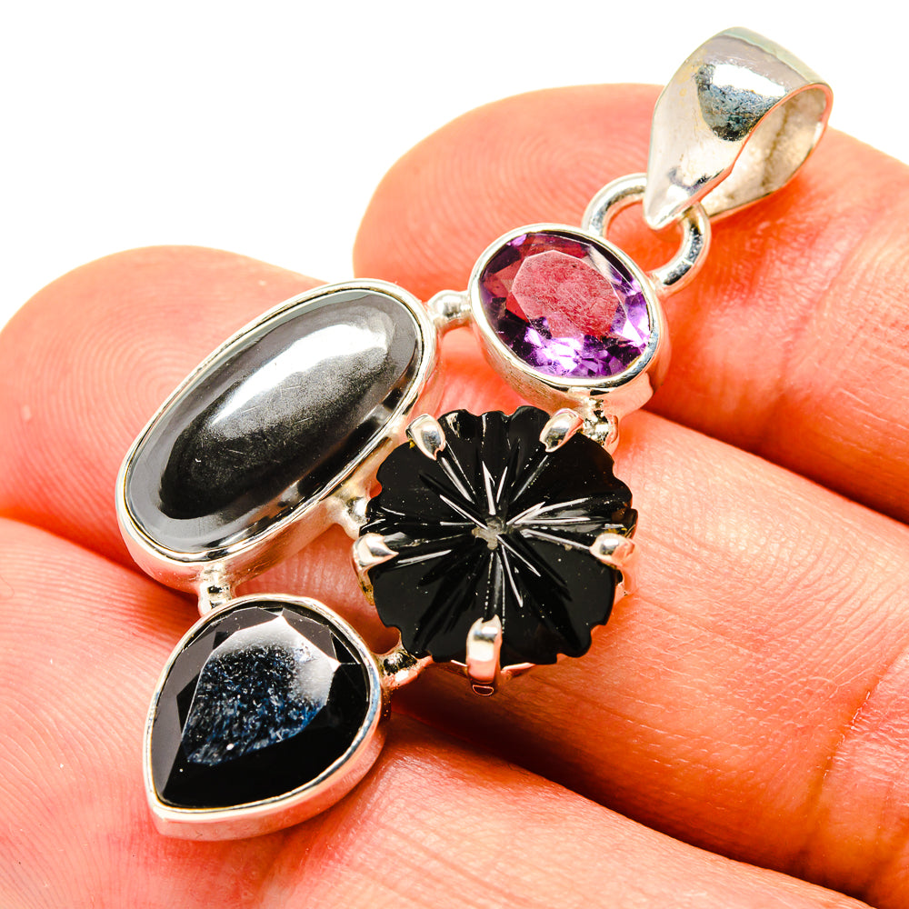 Hematite Pendants handcrafted by Anasilvercos - PD758693