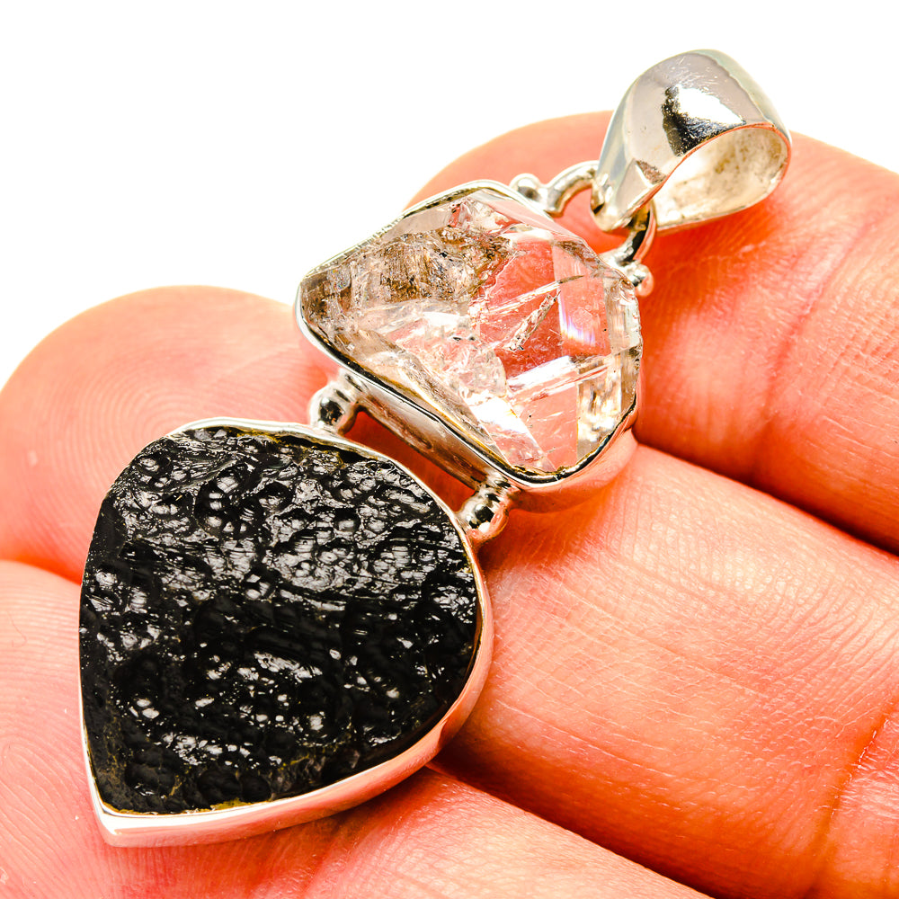 Tektite Pendants handcrafted by Anasilvercos - PD758694
