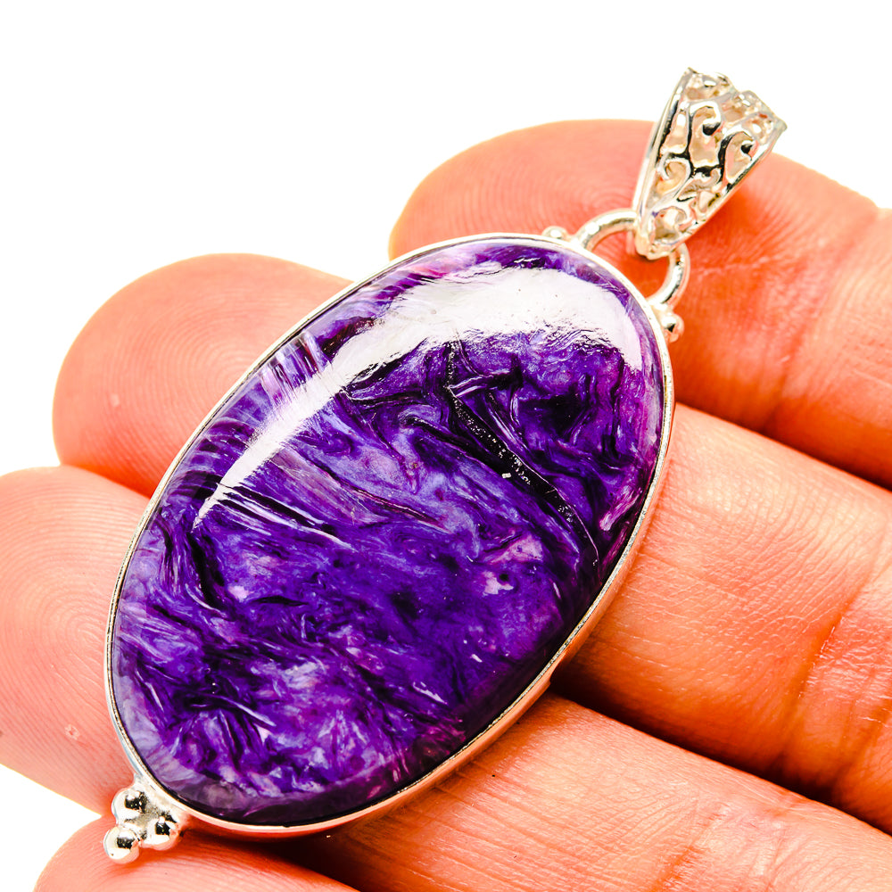 Charoite Pendants handcrafted by Anasilvercos - PD758736