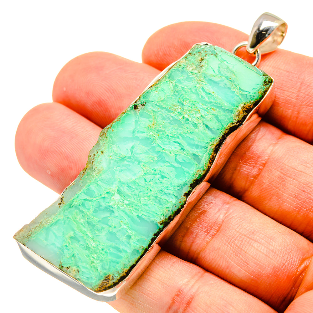 Chrysoprase Pendants handcrafted by Anasilvercos - PD758757