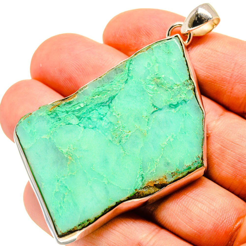 Chrysoprase Pendants handcrafted by Anasilvercos - PD758758