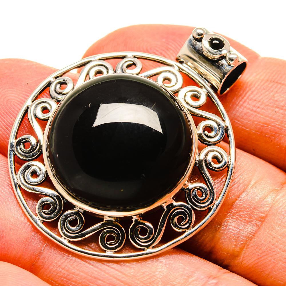 Black Onyx Pendants handcrafted by Anasilvercos - PD758791