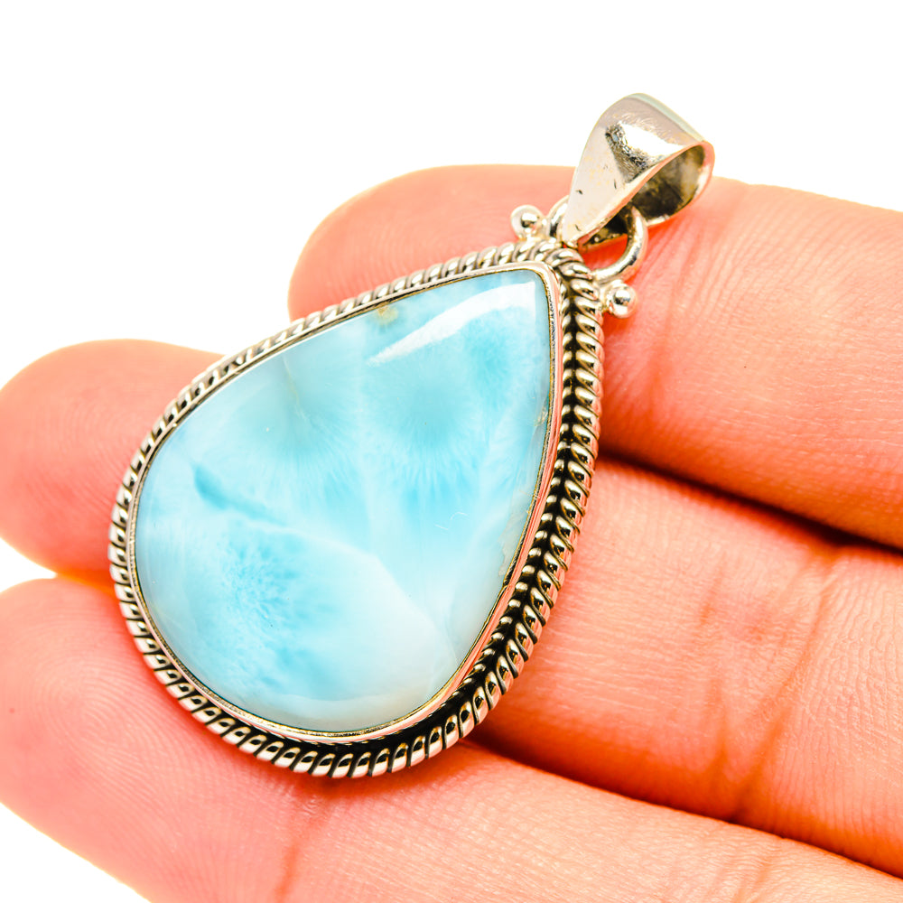 Larimar Pendants handcrafted by Anasilvercos - PD7588