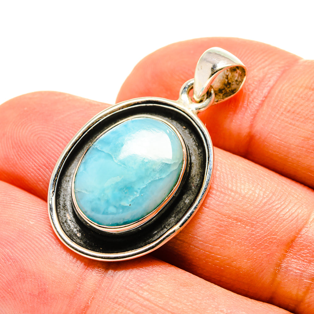Larimar Pendants handcrafted by Anasilvercos - PD758806