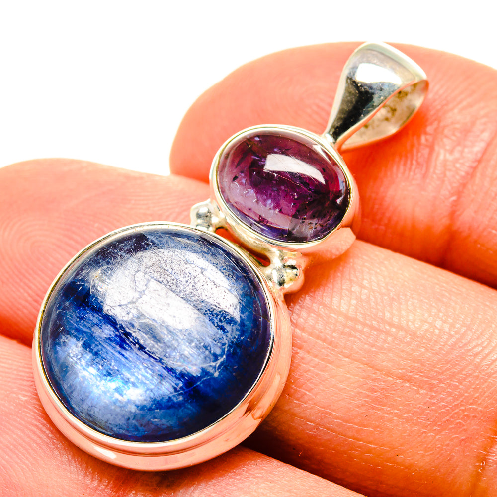 Kyanite, Tanzanite Pendants handcrafted by Anasilvercos - PD758811