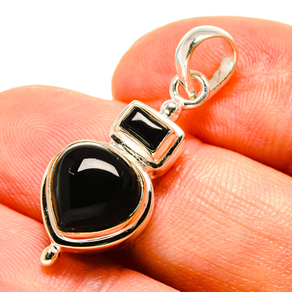 Black Onyx Pendants handcrafted by Anasilvercos - PD758812