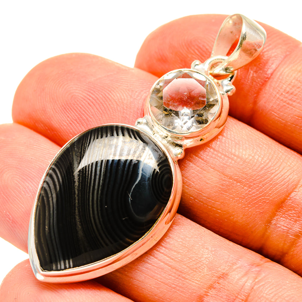 Psilomelane Pendants handcrafted by Anasilvercos - PD758871