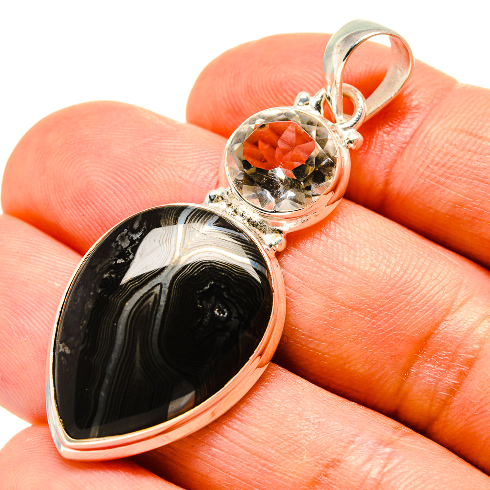 Psilomelane Pendants handcrafted by Anasilvercos - PD758875